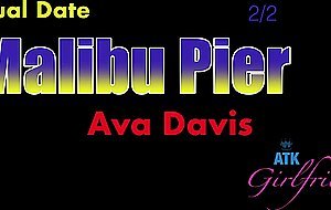 Atkgirlfriends, ava davis malibu pier 2