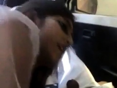 car sex with cute girl