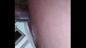 my cuckold hubby bought a cock sleeve and i use it with my big cock neighbor