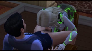 Sex with an alien. The girl arrived from another planet for sex | whims sims