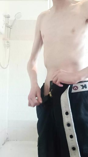 Hung bi chav top  tease while rock hard meat and creas cream