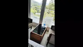 Telugu couple fucking all night in Munnar hotel