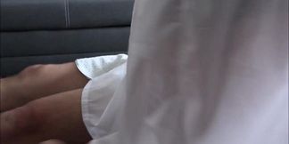 Asian masseuse gives happy ending with hot handjob and cumload