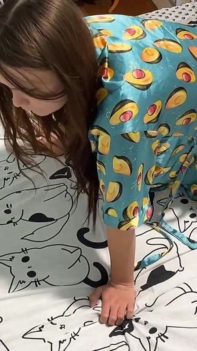 Excited Stepfather Films His Sex with Stepdaughter. Real Amateur Homemade