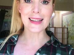 Lovely Blonde With Tight Pussy Masturbate Solo