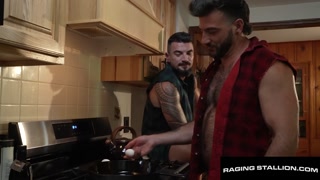 Inked Up Hunk Drilled By Muscly Stud - Ian Holms, Baxter James - RagingStallion