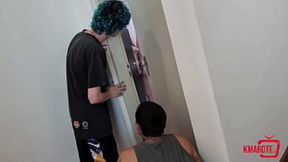 Two pals enjoy their hot friend's body after sneaking peek in her shower&#x1F6BF;