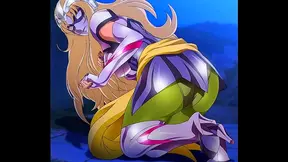 Yuna from Saint Seiya Omega Gets Wild in Hentai Aquila Adventure