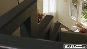 Blonde babe Emma Hix pussy licked before sensual fucking
