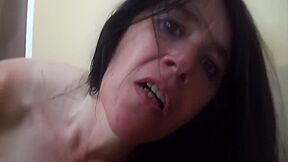 Wild Cougar In Stockings Takes A Big Black Cock Up Her Ass