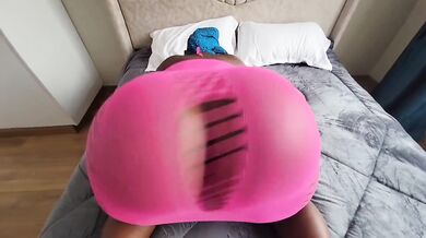 Her boyfriend’s roommate stuffed her with his massive cock and left her dripping