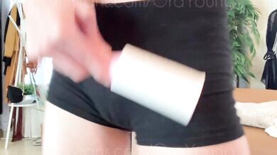 Ora Young - ASMR Lint Roller - Camel Toe and Ass