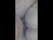 Wet Slow Sex Foreplay: How She Gets Pampered in the Hot Tub for Hours... again