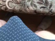 Russian boy jerking off in front of the window