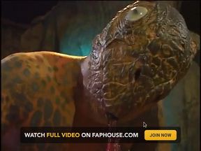 Rugged mutant seduces the beauty in the cave