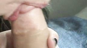 ”Sexy Couple Blowjob on Car naughty”