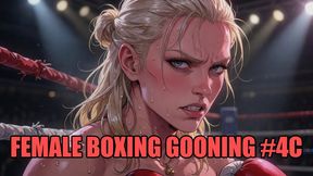 Female Boxing Gooning #4C: Knockout Queen's Ring Ruin Trance (Animated, Music)