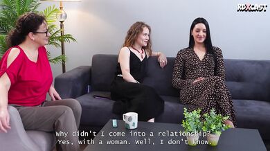 Eva tender squirts in her first anal interview on film cumming dirty talk deep anal