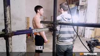 Amateur Alex Knight restrained and tormented by Sean Taylor