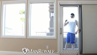 ManRoyale - Peeping Stud Gets Fucked by a Daddy