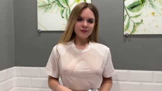 Boyfriend caught me playing in the shower