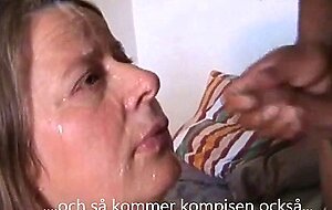 Svensk kvinna suger kuk pa Borlange