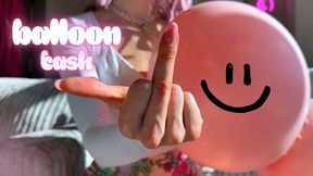 Balloon Task - Humiliation for Submissive betas.