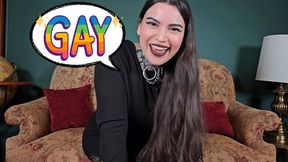 Quick Reminder You’re Gay - Bisexual Encouragement Humiliation with Humiliatrix Countess Wednesday - Encouraged Bi, Imposed Bi, Gay Encouragement MP4 1080p