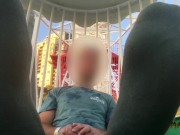 WHENEVER YOU THINK OF FEET - THINK OF ME - MANLYFOOT - FUN AT THE FAIR - FERRIS WHEEL FOOT FETISH🦶