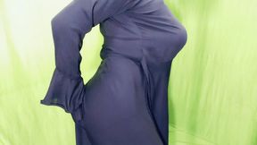 Dirty audio of Indian burqa-clad couple having sex with housewife