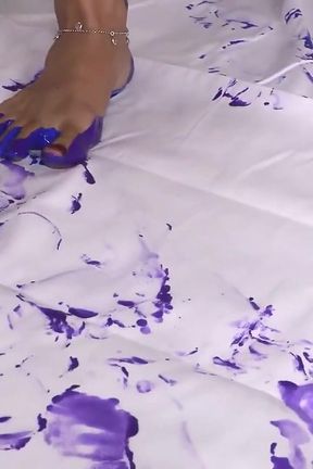 Transforming Empty Canvas Into a Masterpiece for Foot-loving Men