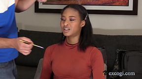 Black 18 Year Old Ex Track Star, Crissy Floyd gets her pink pussy pounded by white boy Jake! This hot ebony fit fox gets her chocolate box banged and loves that pale penis! Full video at ExCoGi com!