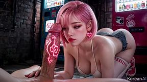 this submissive asian cutie completely lost her innocence when i roughly flipped her from behind and drove my cock deep [ai]