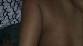 Sexy ebony woman gets drilled hard by step-brother on camera