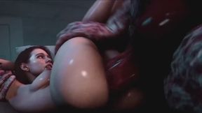 Jill in her room with Nemesis