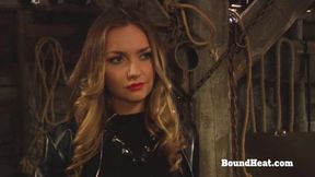 Busty Lesbians Played With By Domina