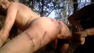 Outdoor Kinkfest: Horny Couple Explores BDSM, Fetish, Interracial Fucking