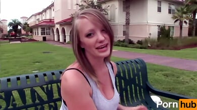 Aliysa Moore teases in a purple bikini across campus with bold public exposure