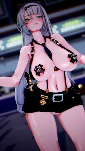 [mmd] Yi Xuan - Game "zenless Zone Zero" Dance Clip Dress up Police Uniform Bunny Girl Erotic Cheongsam Ol Secretary Uniform