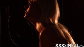 Erotic hottie rides rock hard cock cowgirl style after BJ