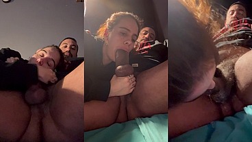 Imagina toda a minha vara grossa pulsando na tua garganta! Essa filha da puta me acorda mamando todos os dias ! Francesa chupeteira !