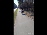 Riding my bike with naked ass at a fully crowded football stadium 💚 Nymeria Malfoy 💚