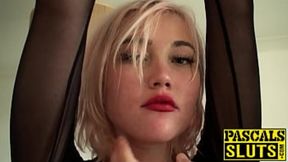 Curvy cutie banged mercilessly by dom