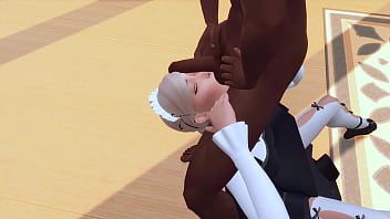SEXY MAID WAS INTERVIEWED FOR HARD ANAL SEX BY THE BBC (SIMS 4   HENTAI   SFM)