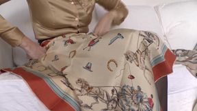 Cum on Stepmother's Silk Scarf, Lady Victoria Valente