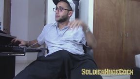 In swetshirt and without boxers