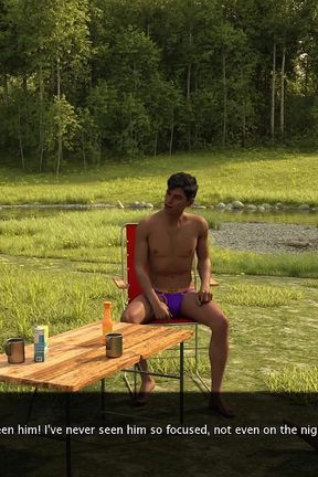 Summer Vacation - Two Gay Army Boys Kiss
