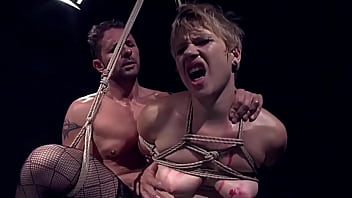 Used for pleasure. Part 3. Cruel, and rough anal penetrations, and hard flogging, in tight ropes.