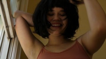Adorable Dark Haired Babe Yhivi Gets Nailed and Sucks His Big Cock