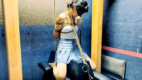 CYC010 ROPE BONDAGE SUSPENSION VIBRATOR FUCKING MACHINES BOUND ORGASMS STRUGGLING FACE SLAPPING TIT BDSM HUMILIATION DOMINATION SLAVE TRAINING